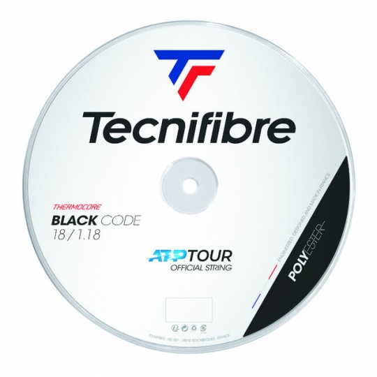 Tecnifibre Black Code 200m Žica Reel - Black