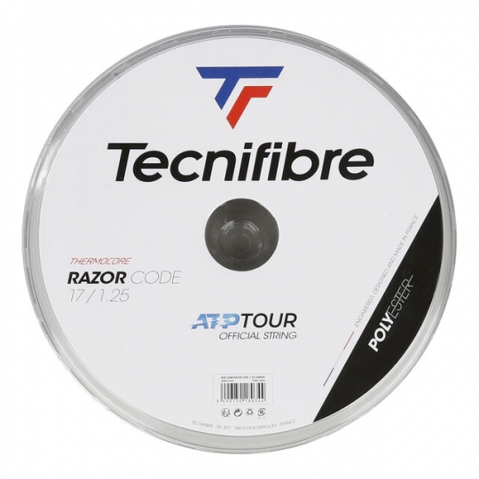 Tecnifibre Razor Code 200m Žice Reel - Blue